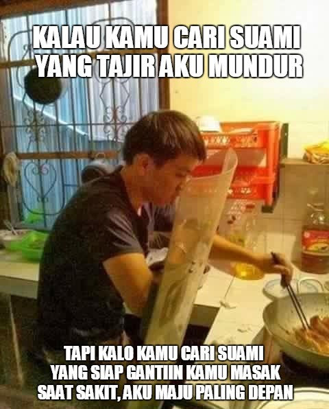 Meme Lucu Cowok Jago Memasak Ini Bikin Cewek Tersindir Humor Dictio