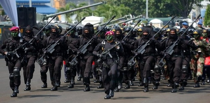 pasukan militer Indonesia