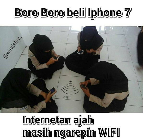 Meme Boro Boro Punya Iphone 7 Humor Dictio Community