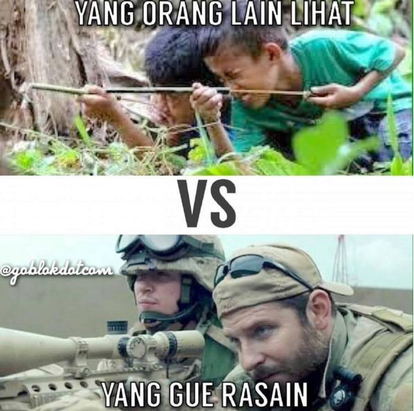 Meme Orang Lain Vs Gue Humor Dictio Community