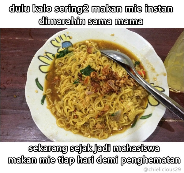 Meme Lucu ‘sejak Jadi Mahasiswa Humor Dictio Community