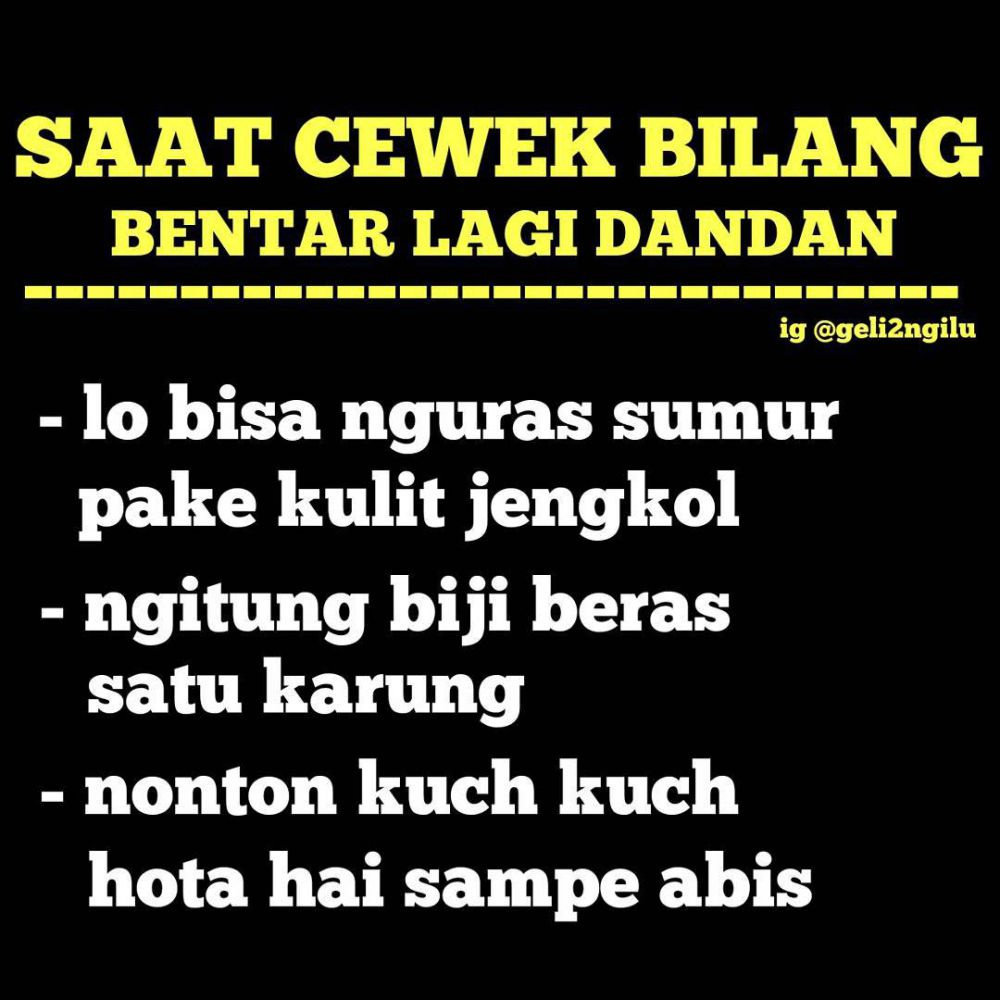 Meme Cowok Nungguin Cewek Dandan Humor Dictio Community