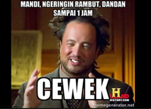 Meme Cowok Nungguin Cewek Dandan Humor Dictio Community