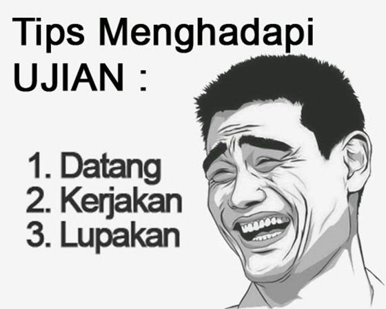 Gak Perlu Stress Meme Ujian Nasional Ini Dijamin Bisa Menghiburmu