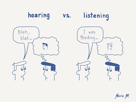 Hearing vs Listening