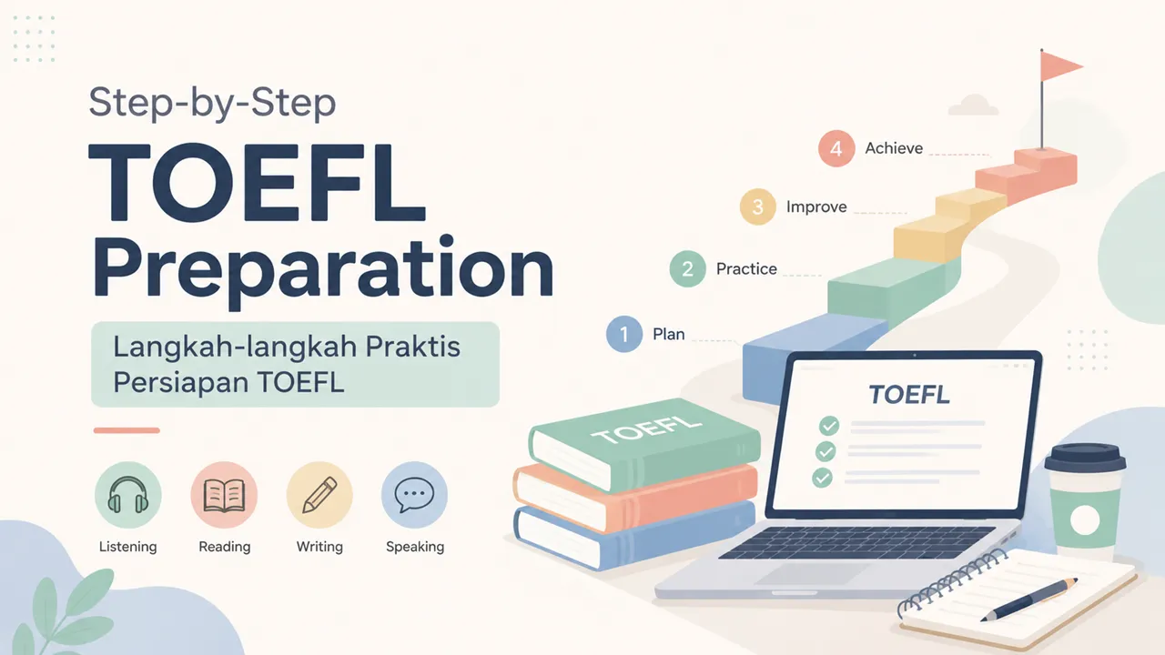Step-by-Step TOEFL Preparation: Langkah-langkah Praktis Persiapan TOEFL